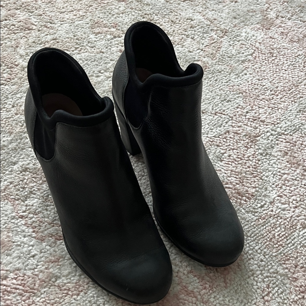 Clarks Black Ankle Booties